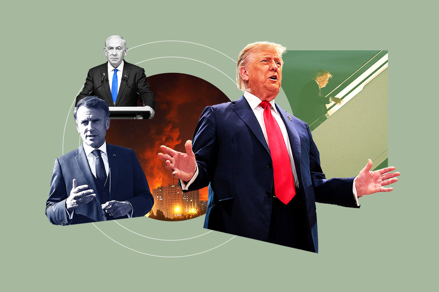 ইসরায়েলকে আকাশসীমা ব্যবহারের অনুমতি দেয়নি ফ্রান্স, সমালোচনায় মুখর ট্রাম্প