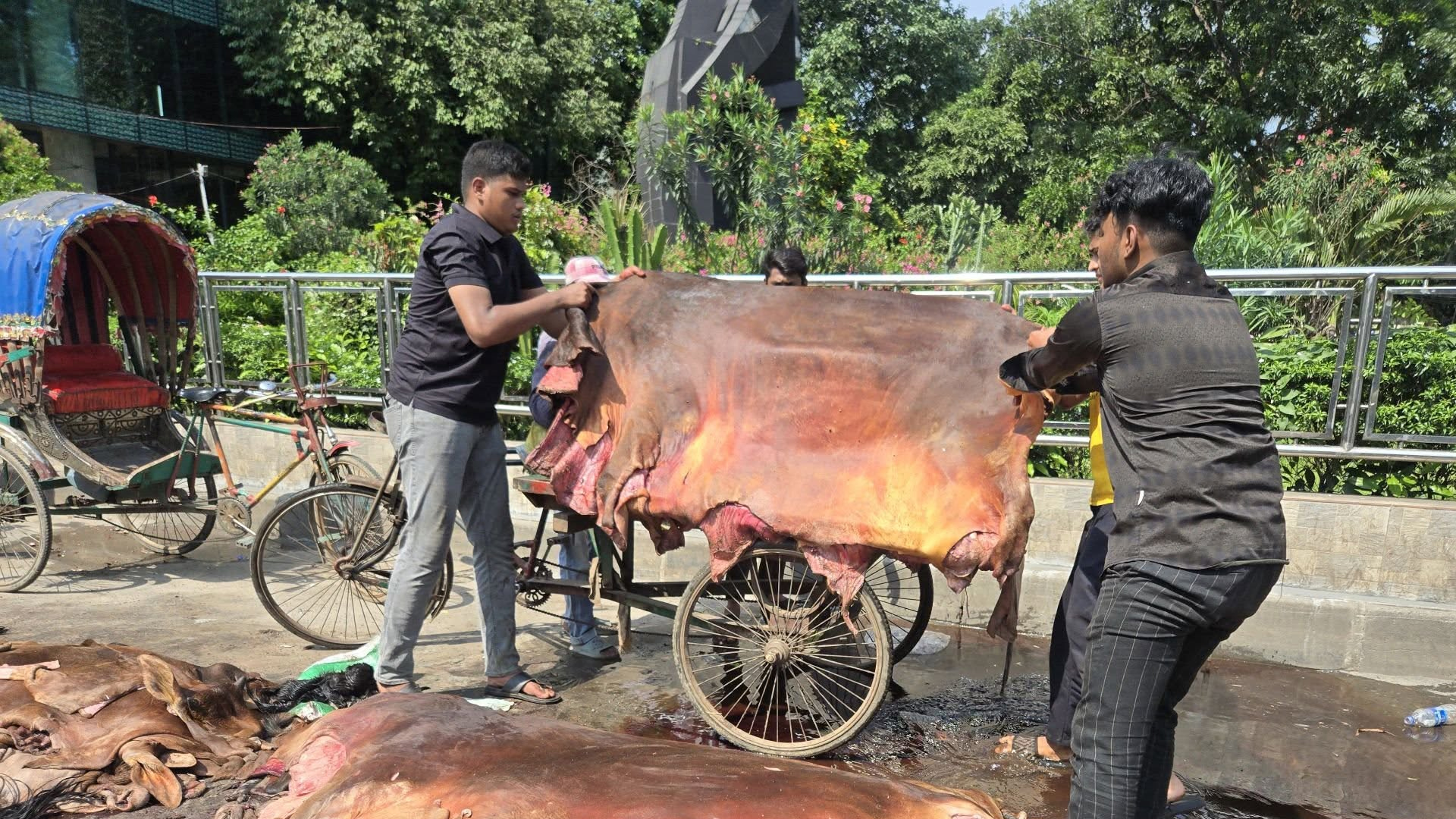 নির্ধারিত দামের কমে বিক্রি, এবারও হতাশ চামড়া ব্যবসায়ীরা