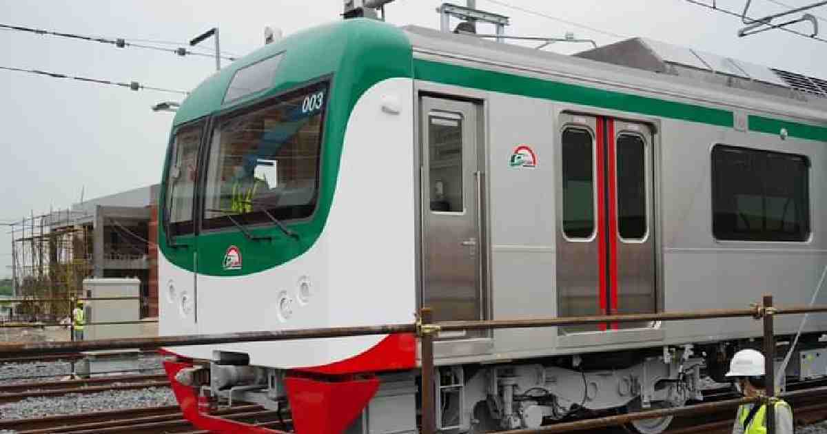 দিয়াবাড়ি-মিরপুর প্রথমবার মেট্রোরেলের পরীক্ষণমূলক যাত্রা