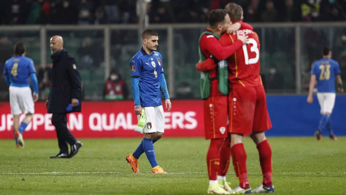 উত্তর মেসিডোনিয়াই বিদায় করে দিল ইতালিকে