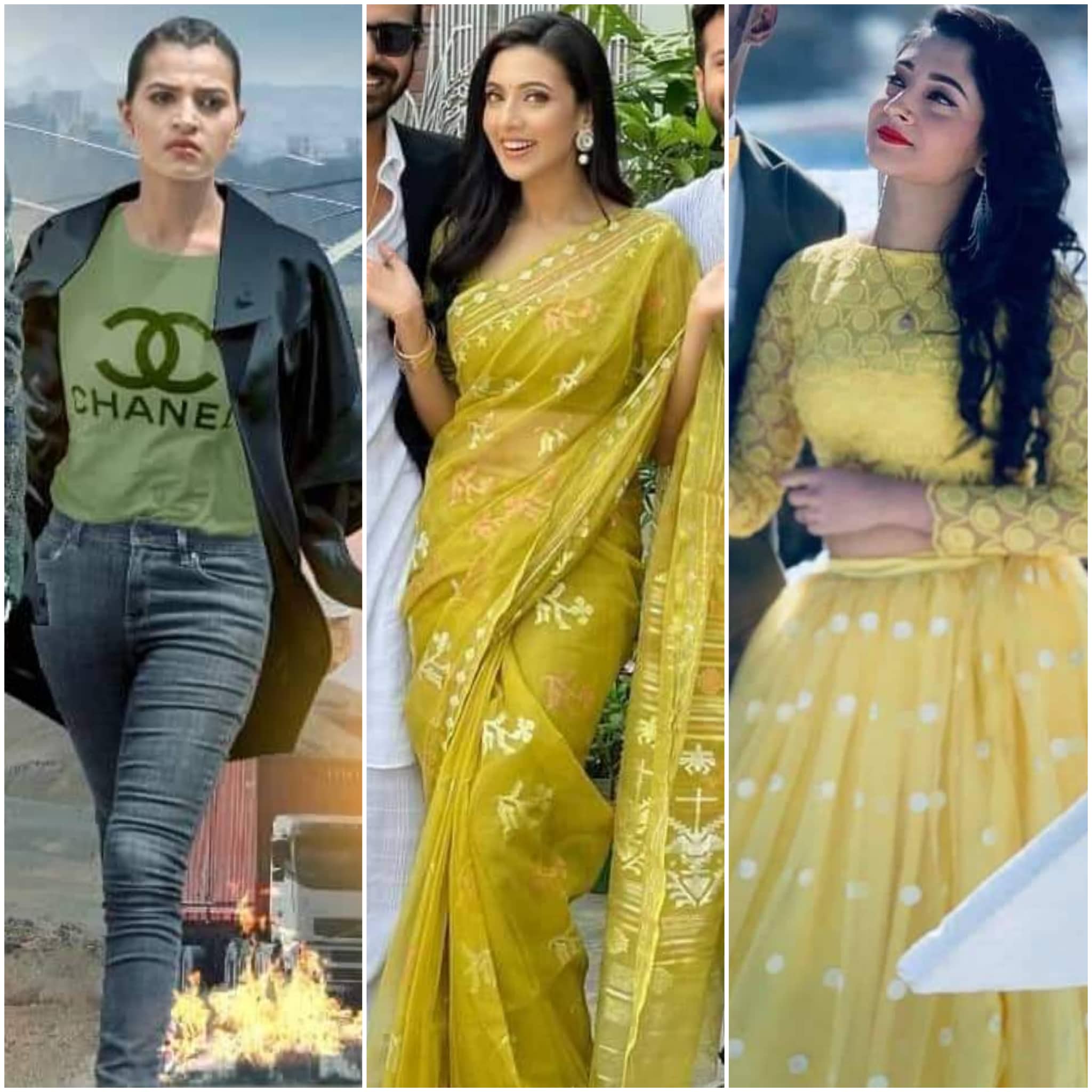 ৩ নায়িকার লড়াই