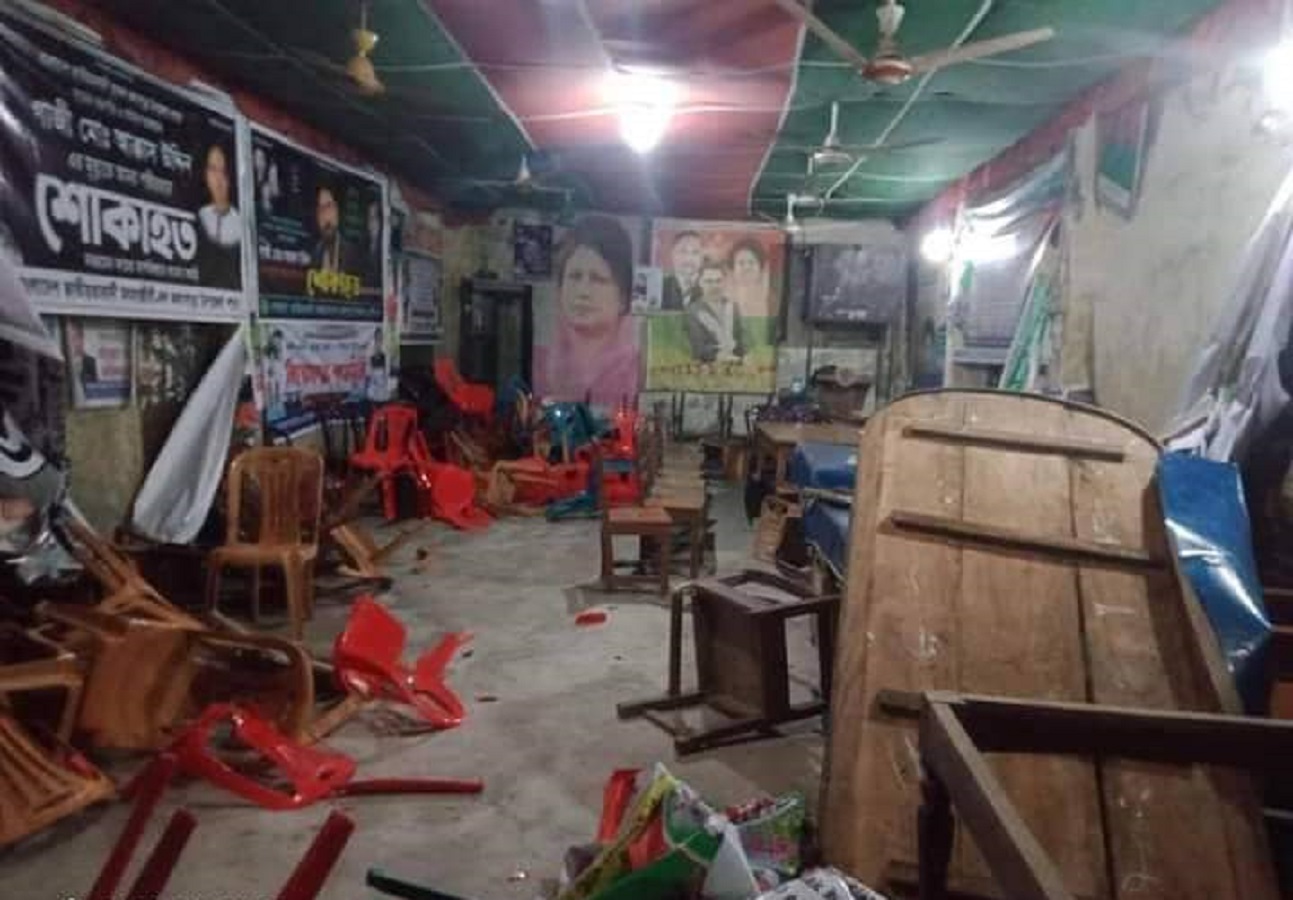 কলাপাড়ায় বিএনপির কার্যালয়ে ভাঙচুর, আহত ২