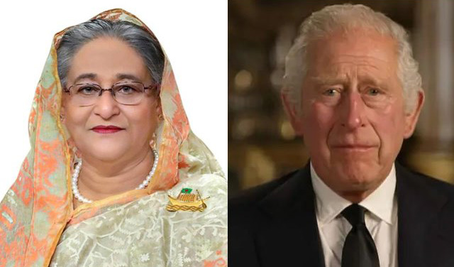 প্রধানমন্ত্রী শেখ হাসিনাকে রাজা তৃতীয় চার্লসের ফোন