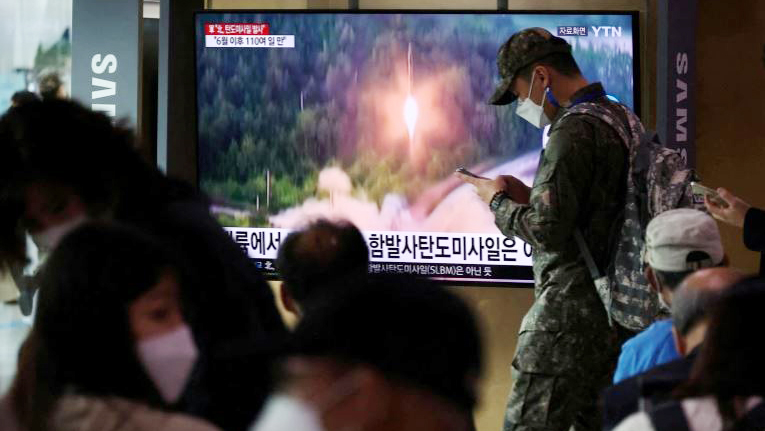 উত্তর কোরিয়ার আরও ২ ব্যালিস্টিক ক্ষেপণাস্ত্র পরীক্ষা