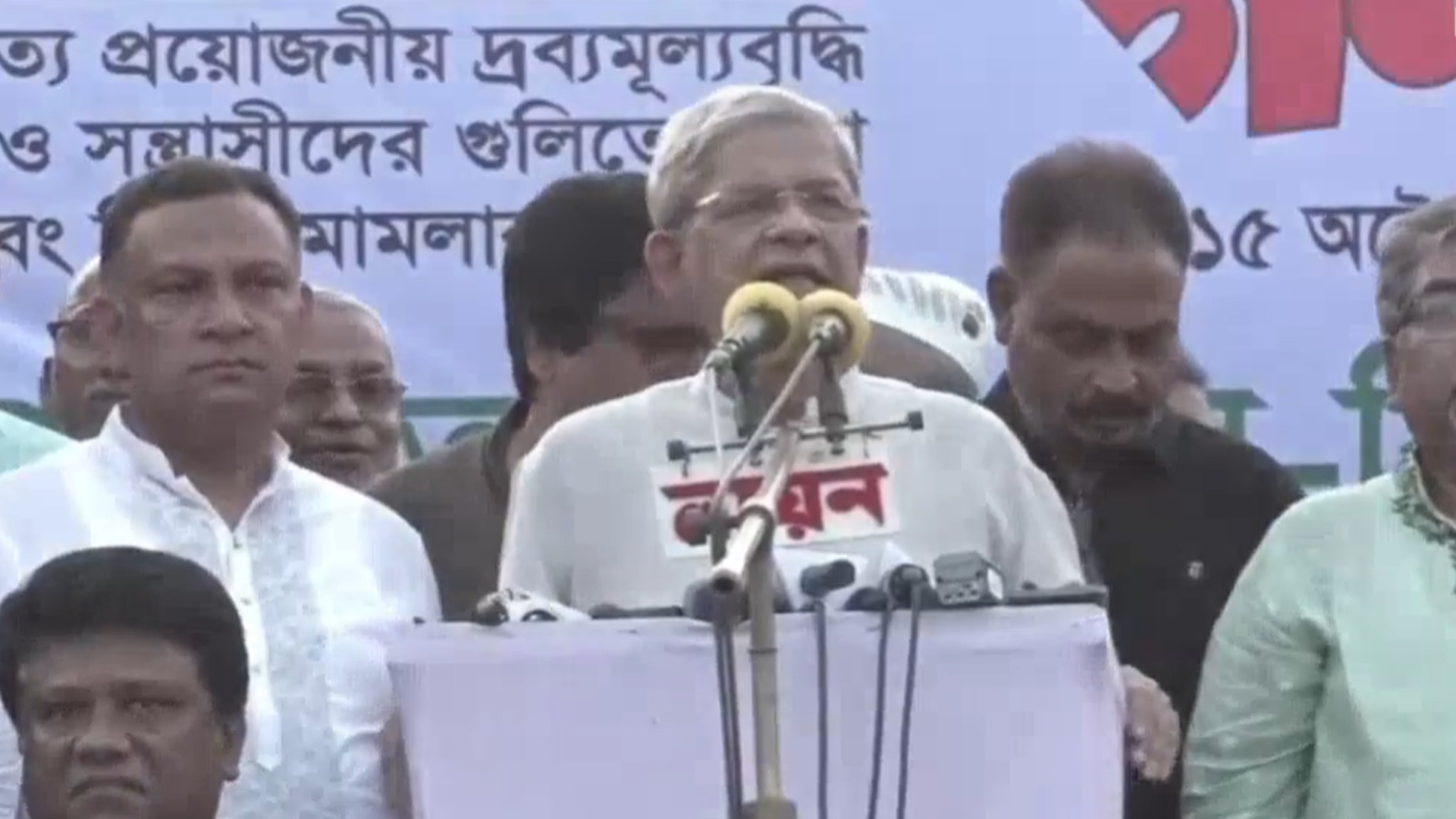 গাজীপুর পার হওয়ার পর মনে হলো হরতাল নাকি কারফিউ চলছে: মির্জা ফখরুল