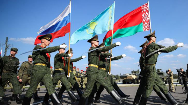 যৌথ বাহিনীতে যোগ দিতে বেলারুশে রুশ সেনা