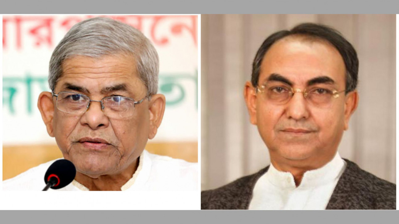 মির্জা ফখরুল ও মির্জা আব্বাসকে গ্রেপ্তার দেখানো হয়েছে: ডিবি