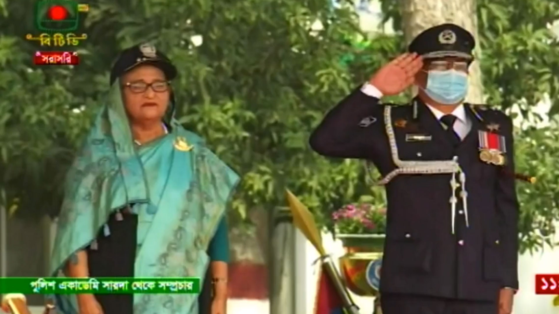 রাজশাহীর সারদায় প্রধানমন্ত্রী শেখ হাসিনা