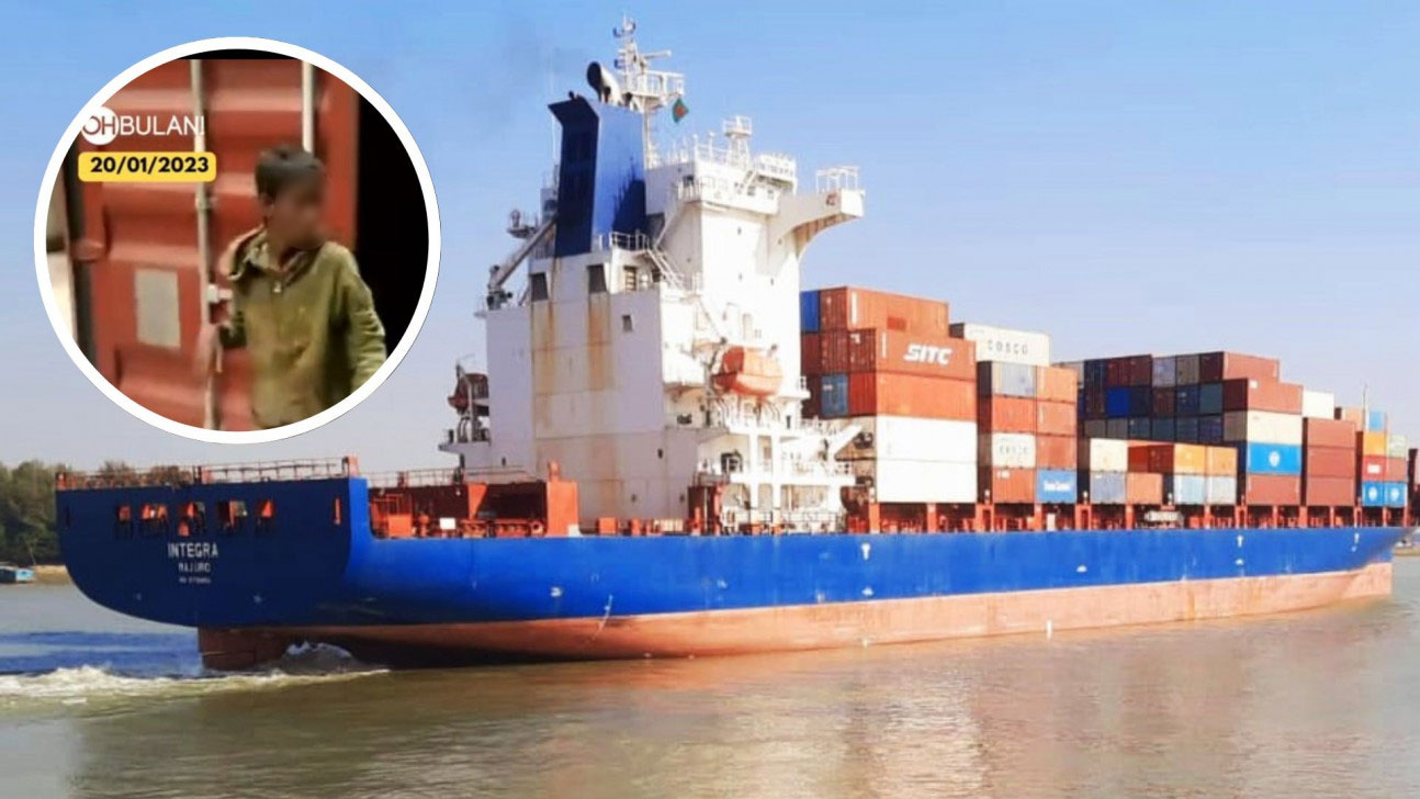 কনটেইনারে মালয়েশিয়ায় যাওয়া বাংলাদেশি সেই কিশোর দেশে ফিরছে
