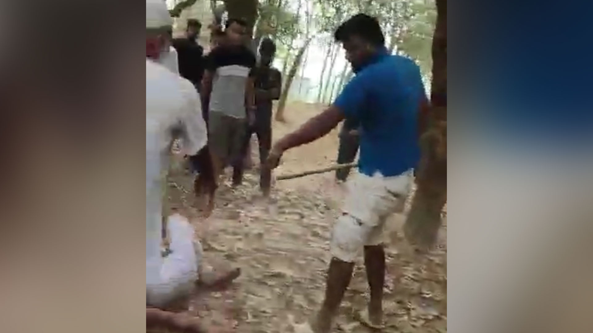 শ্রীপুরে টাকা চুরির অভিযোগে যুবককে গাছে ঝুলিয়ে নির্যাতন