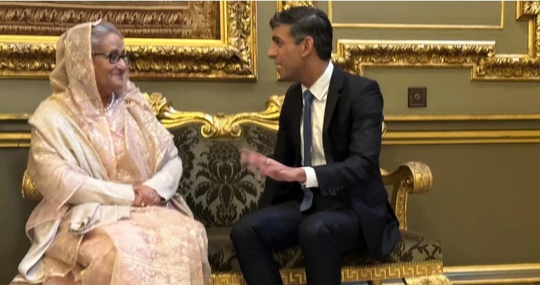 আপনি আমাদের জন্য অনুপ্রেরণা: প্রধানমন্ত্রী শেখ হাসিনাকে ঋষি সুনাক