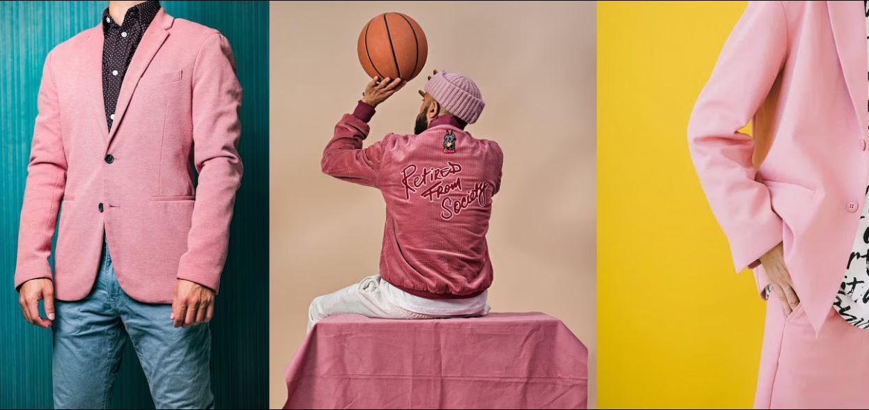 ছেলেদের ফ্যাশনে গোলাপি