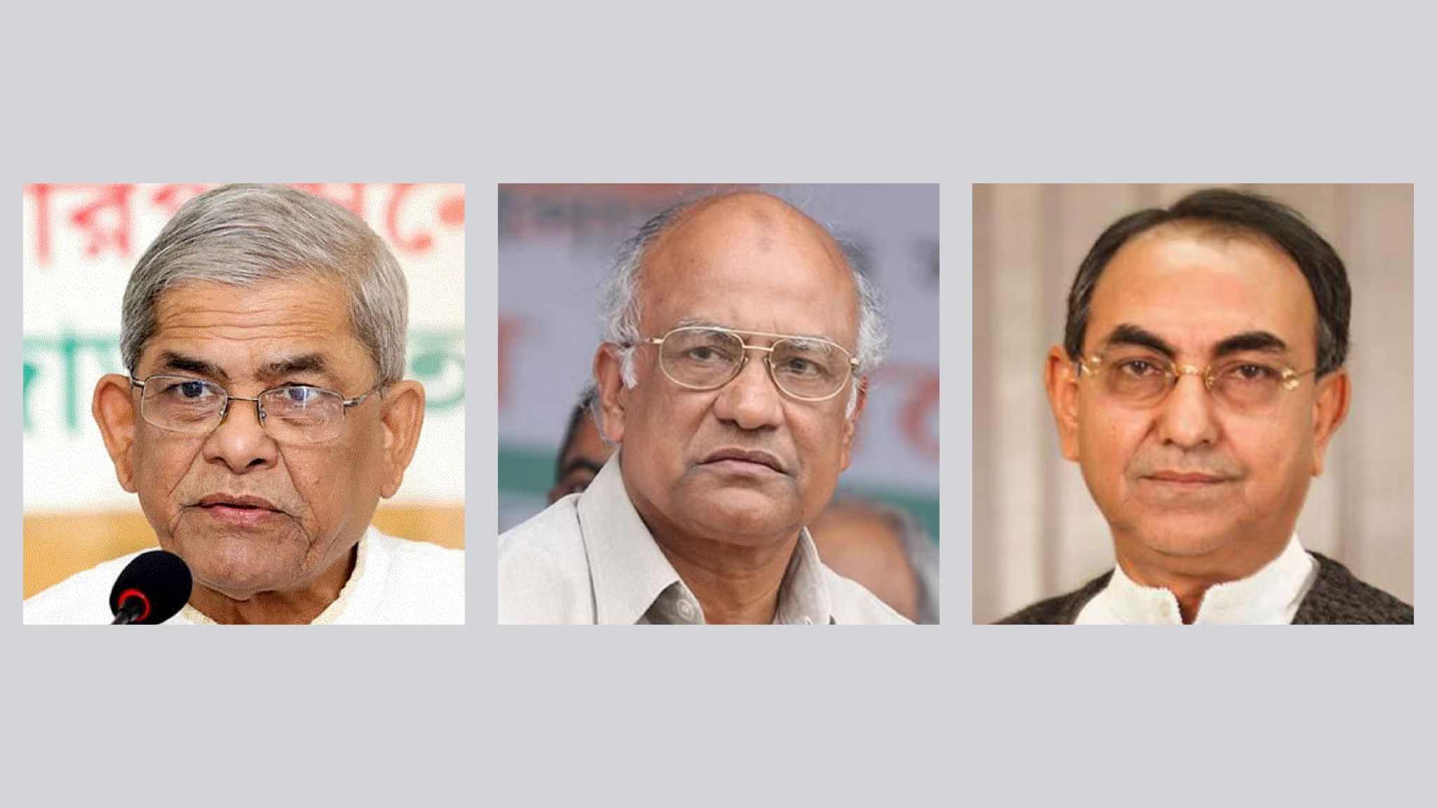 চিকিৎসার জন্য সিঙ্গাপুরে বিএনপির ৩ শীর্ষ নেতা