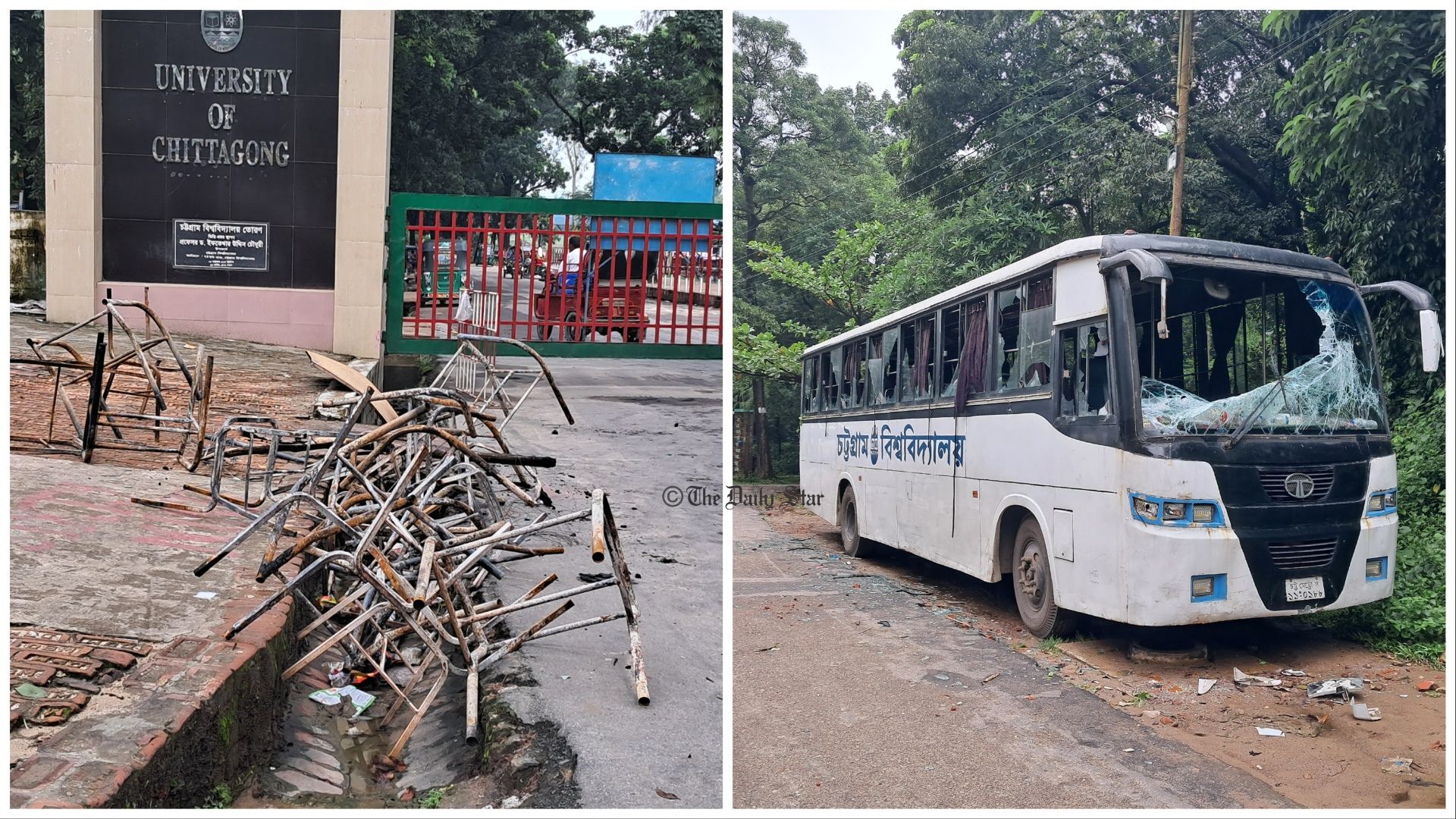 শাটল ট্রেনে আহত ৩ শিক্ষার্থী আইসিইউতে, ক্যাম্পাসে অতিরিক্ত পুলিশ মোতায়েন