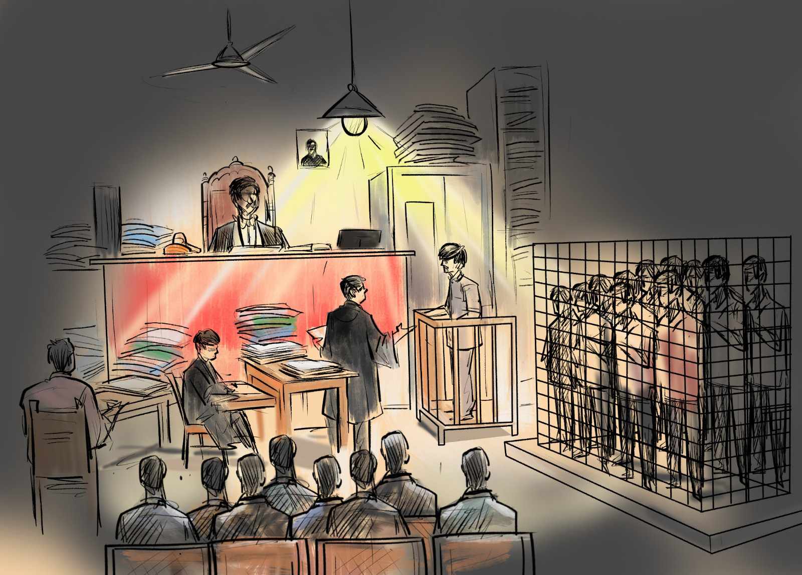 নির্বাচনের আগে বিরোধী দলের নেতাকর্মীদের বিচারে রাতেও চলছে আদালত