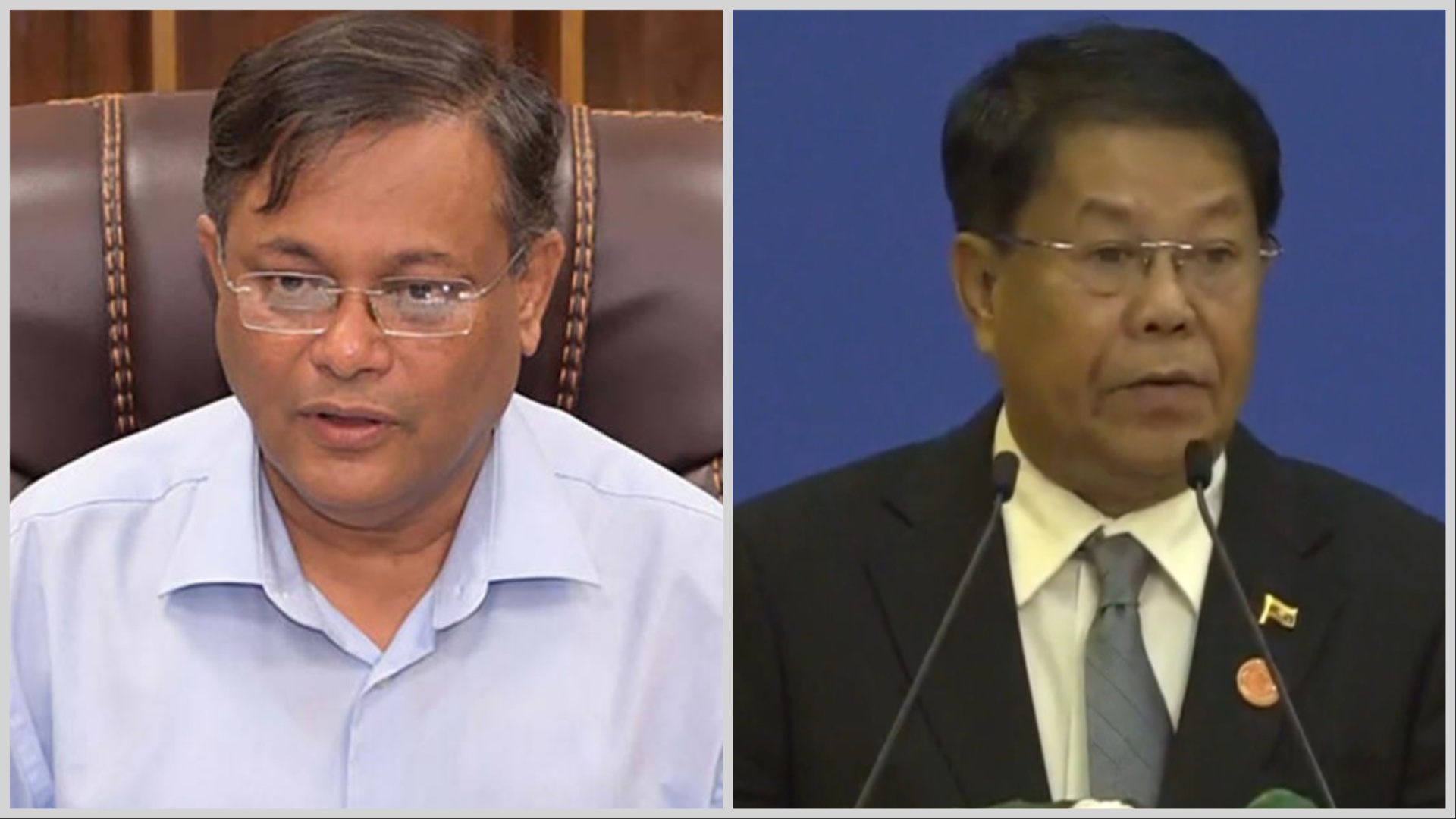 উগান্ডায় হাছান মাহমুদের সঙ্গে মিয়ানমারের পররাষ্ট্রমন্ত্রী থান সুয়ের বৈঠক