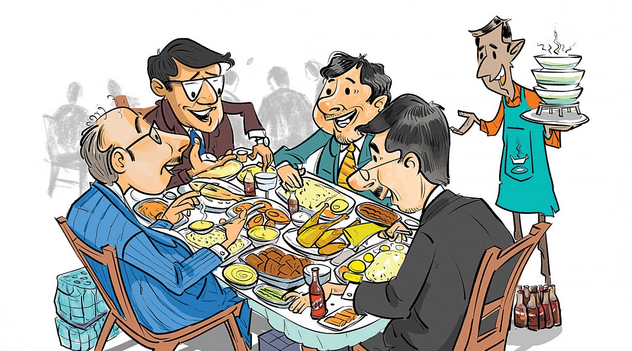 এনআরবিসি ব্যাংকের ৪ শীর্ষ কর্তার মধ্যাহ্নভোজে ২০ প্লেট ভাত, ১১৮ প্লেট তরকারি!