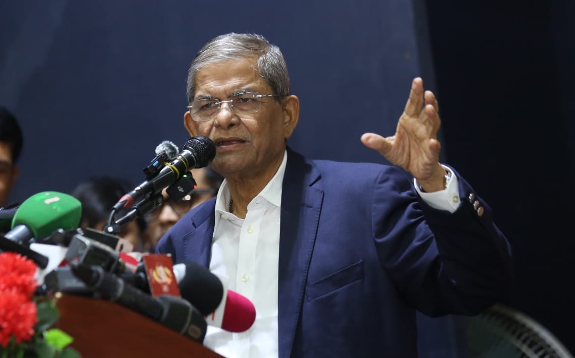 বেনজীরকে বাঁচাতে সরকারই তাকে বিদেশে পাঠিয়েছে: মির্জা ফখরুল