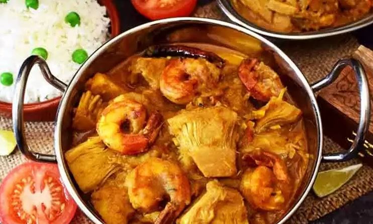 কাঁচা কাঁঠাল দিয়ে সুস্বাদু চিংড়ি কষা