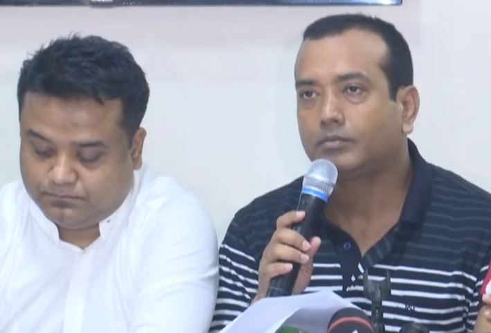 শিক্ষার্থীদের ওপর ছাত্রলীগের হামলার প্রতিবাদে ছাত্রদলের বিক্ষোভ মিছিল 