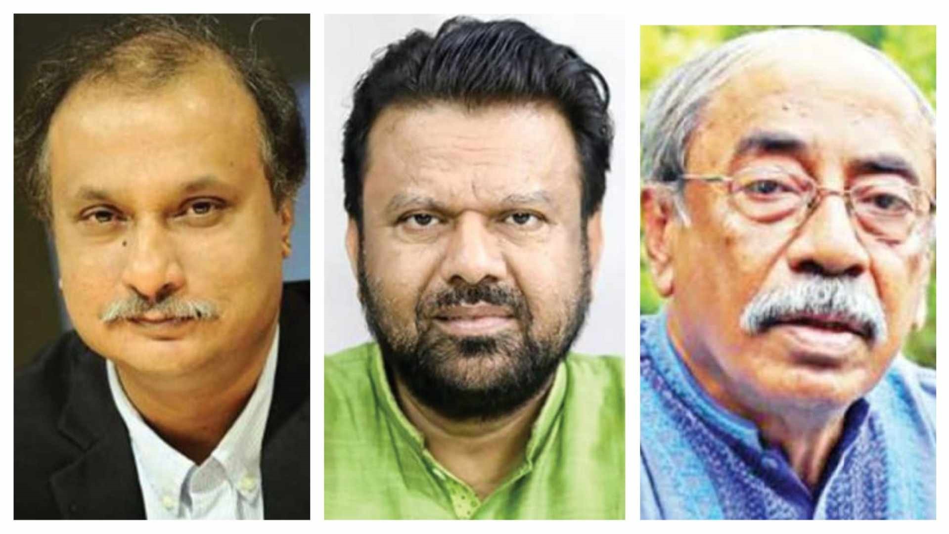 শ্যামল দত্ত, মোজাম্মেল বাবু ও শাহরিয়ার কবির ৭ দিনের রিমান্ডে