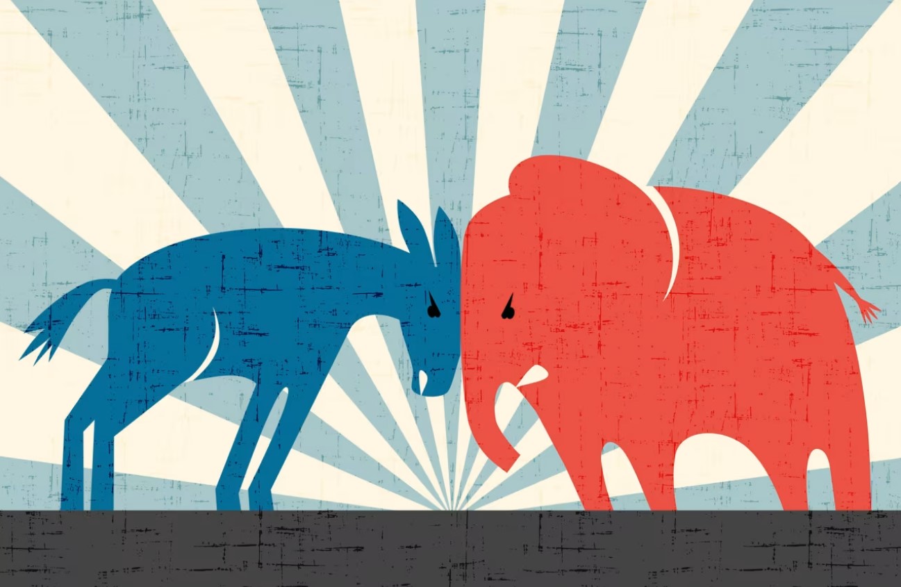 মার্কিন প্রেসিডেন্ট নির্বাচন: রিপাবলিকান ‘হাতি’ ও ডেমোক্র্যাট ‘গাধার’ লড়াই