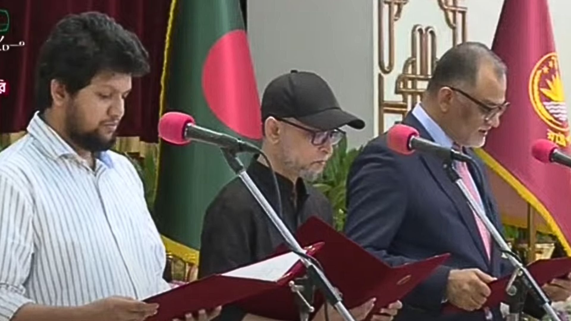 শপথ নিলেন নতুন ৩ উপদেষ্টা