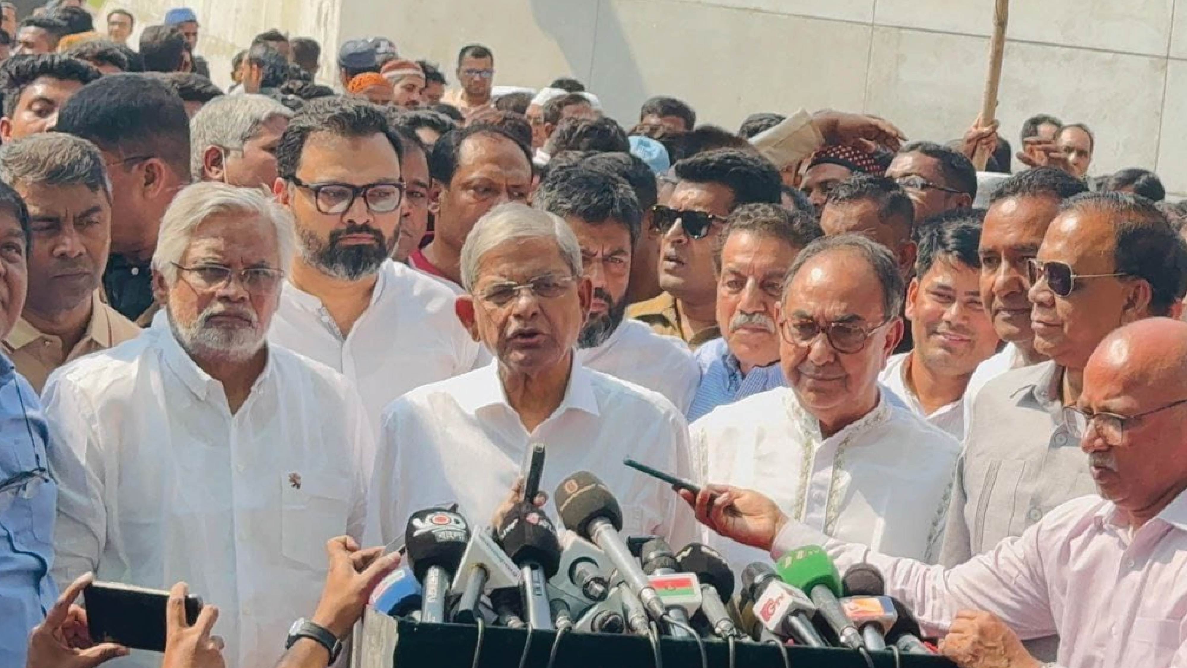 ডিসেম্বর থেকে জুনের মধ্যে নির্বাচন—এটা ভেইগ: মির্জা ফখরুল