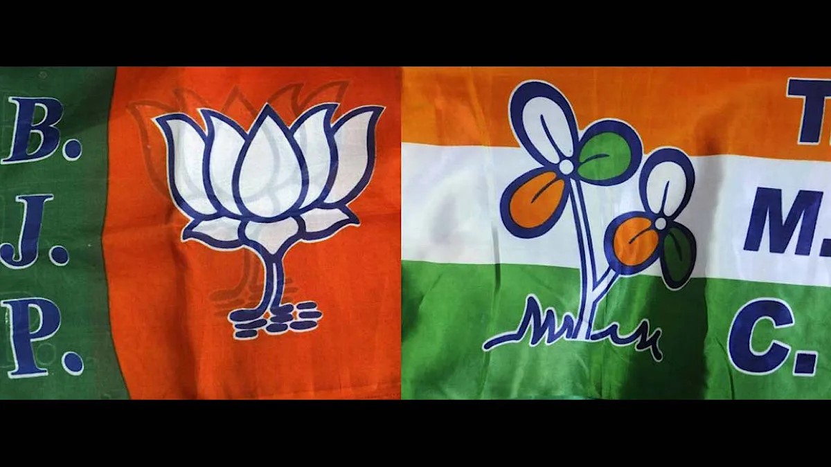 বরাবরের মতো এবারও পশ্চিমবঙ্গে তৃণমূল-বিজেপি লড়াই জমে উঠেছে। ছবি: স্টেটসম্যান