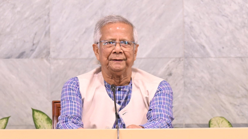 প্রধান উপদেষ্টা ড. মুহাম্মদ ইউনূস: ছবি: প্রেস উইং