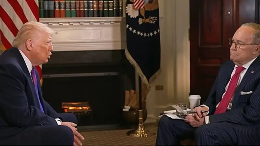 ফক্স বিজনেসকে সাক্ষাৎকার দিয়েছেন ট্রাম্প। ছবি: সংগৃহীত