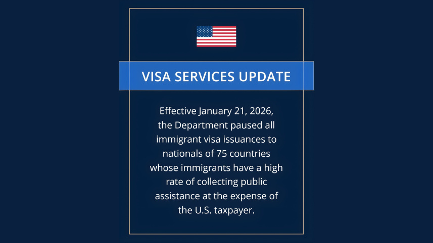 US visa notice