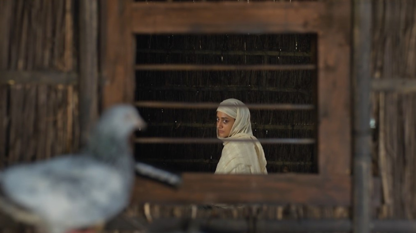 দম সিনেমার দৃশ্যে পূজা চেরী। ছবি: সংগৃহীত