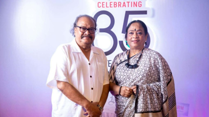 ওয়াহিদা মল্লিক জলি এবং রহমত আলী। ছবি: শেখ মেহেদী মোরশেদ