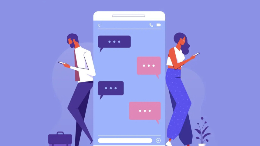 partner's social media activity