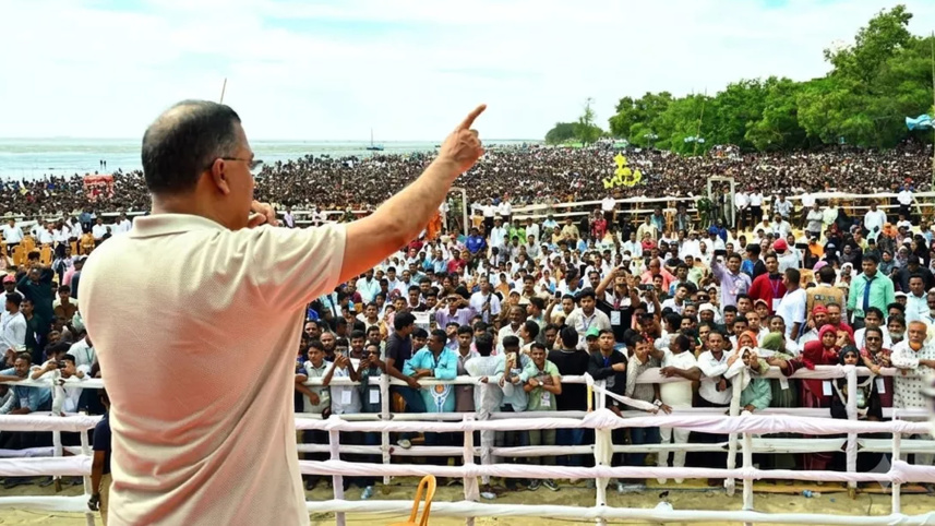  অনুষ্ঠানে বক্তব্য দিচ্ছেন প্রধানমন্ত্রী তারেক রহমান। ছবি: প্রধানমন্ত্রীর কার্যালয়