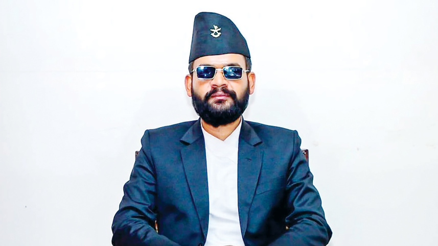 নেপালের প্রধানমন্ত্রী বালেন শাহ। ছবি: এএফপি