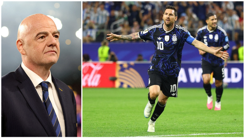 infantino and Messi