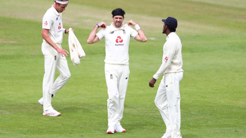 Stuart Broad, James Anderson and Jofra Archer