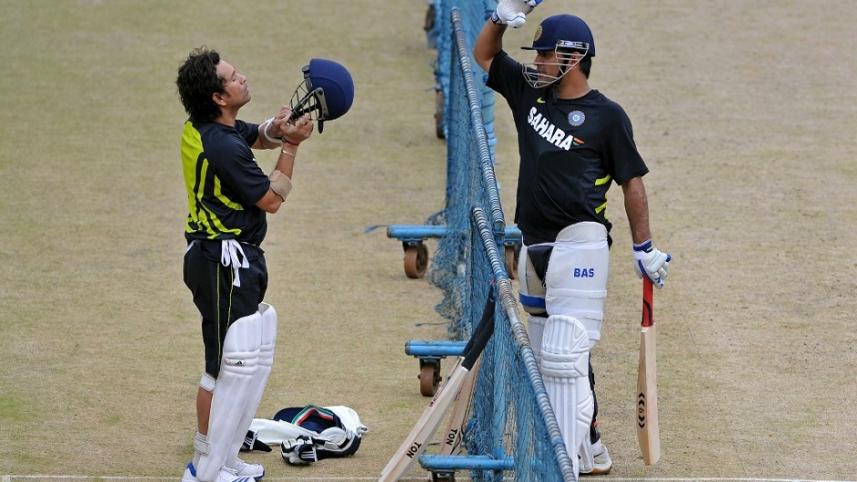 sachin tendulkar and ms dhoni
