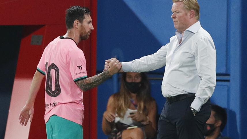 messi and koeman