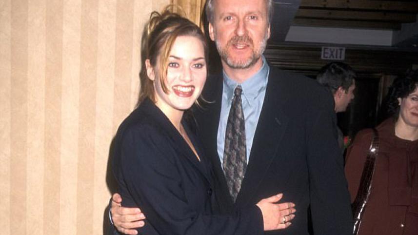 Kate Winslet and James Cameron