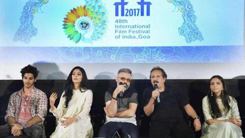 Majid Majidi speaks at IFFI press conference