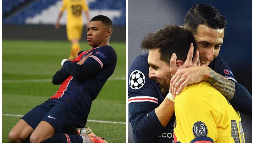 messi and mbappe