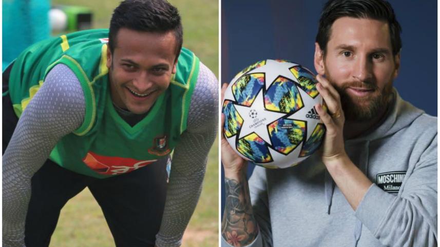 messi and shakib