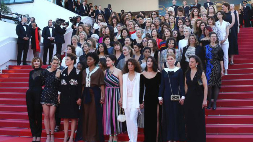 Protest at Cannes