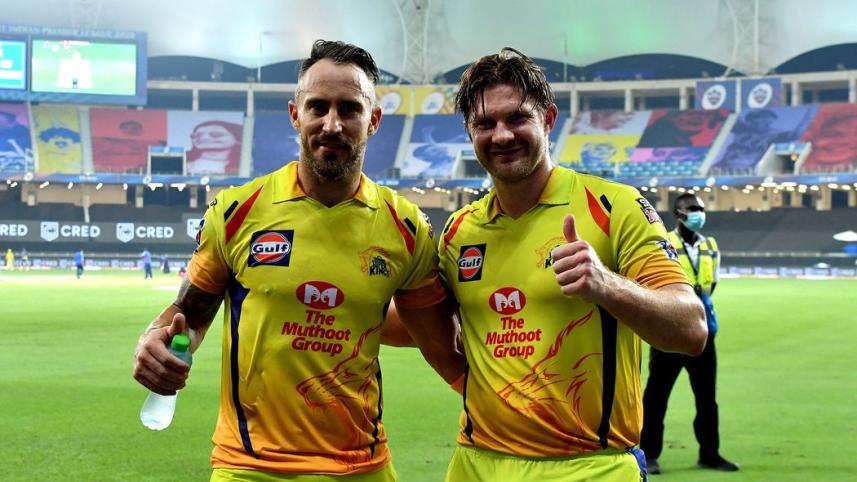Faf Du Plessis and Shane Watson