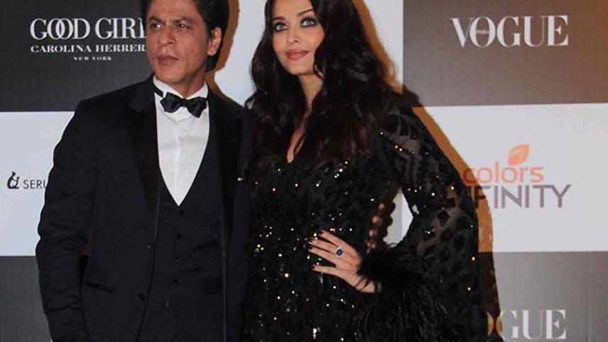 Shah Rukh Khan and Aishwaiya Rai