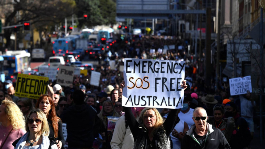 Australia anti lockdown