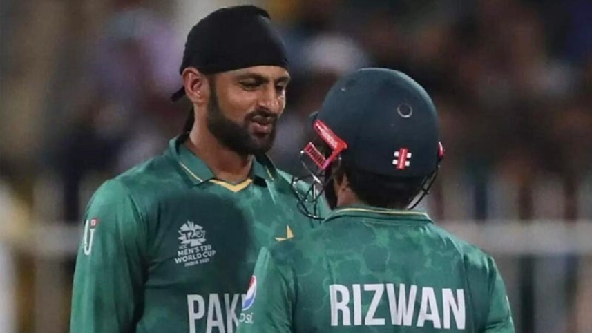 shoaib malik & mohammad rizwan